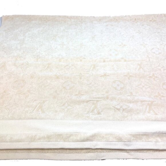 UNUSED LOUIS VUITTON M77516 Monogram Dora du Bain-LV Vacation Beach bath towel - Picture 9 of 10